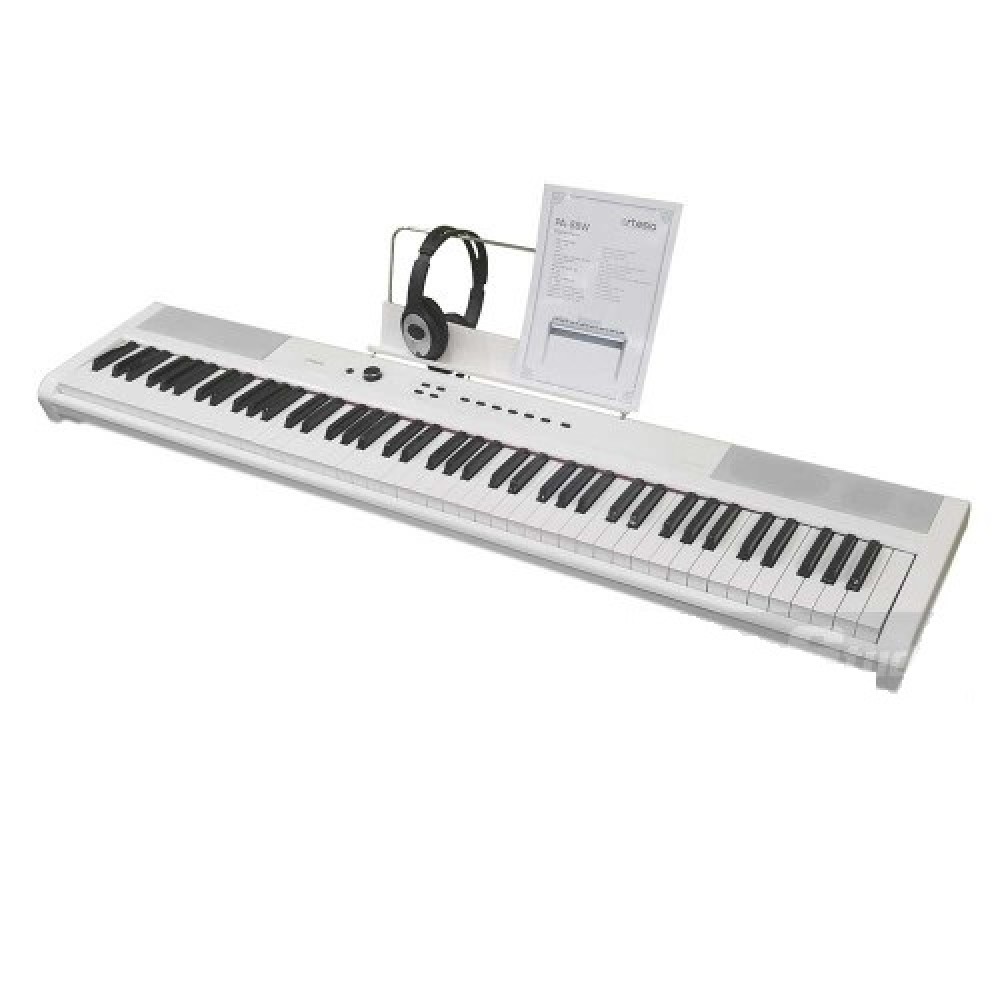 פסנתר חשמלי נייד ARTESIA PA88WHT