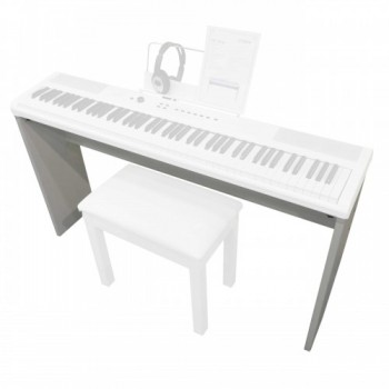סטנד עץ לפסנתר לבן ARTESIA ST-1WHT