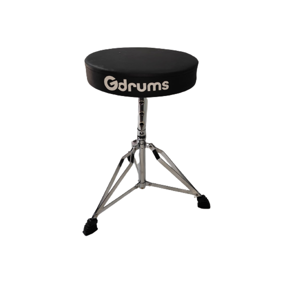 כיסא עגול לתופים בצבע שחור DT-50 מבית Gdrums