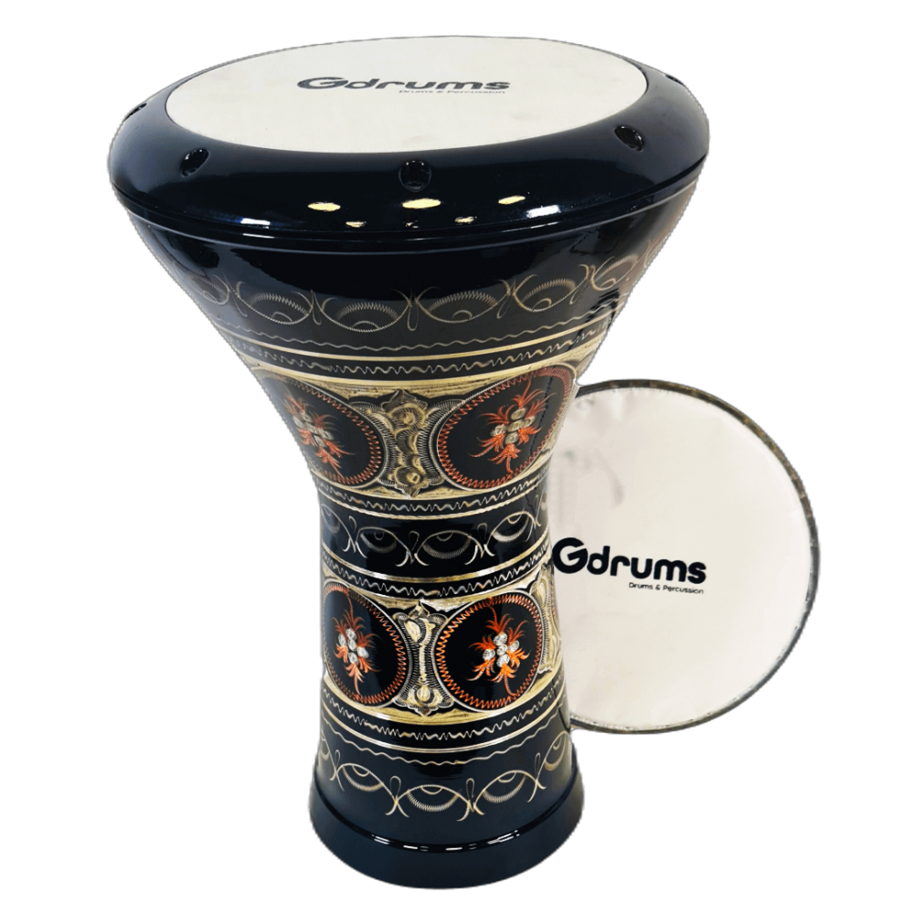 דרבוקה נחושת מקצועית בעיצוב אותנטי EC-GE17 מבית Gdrums