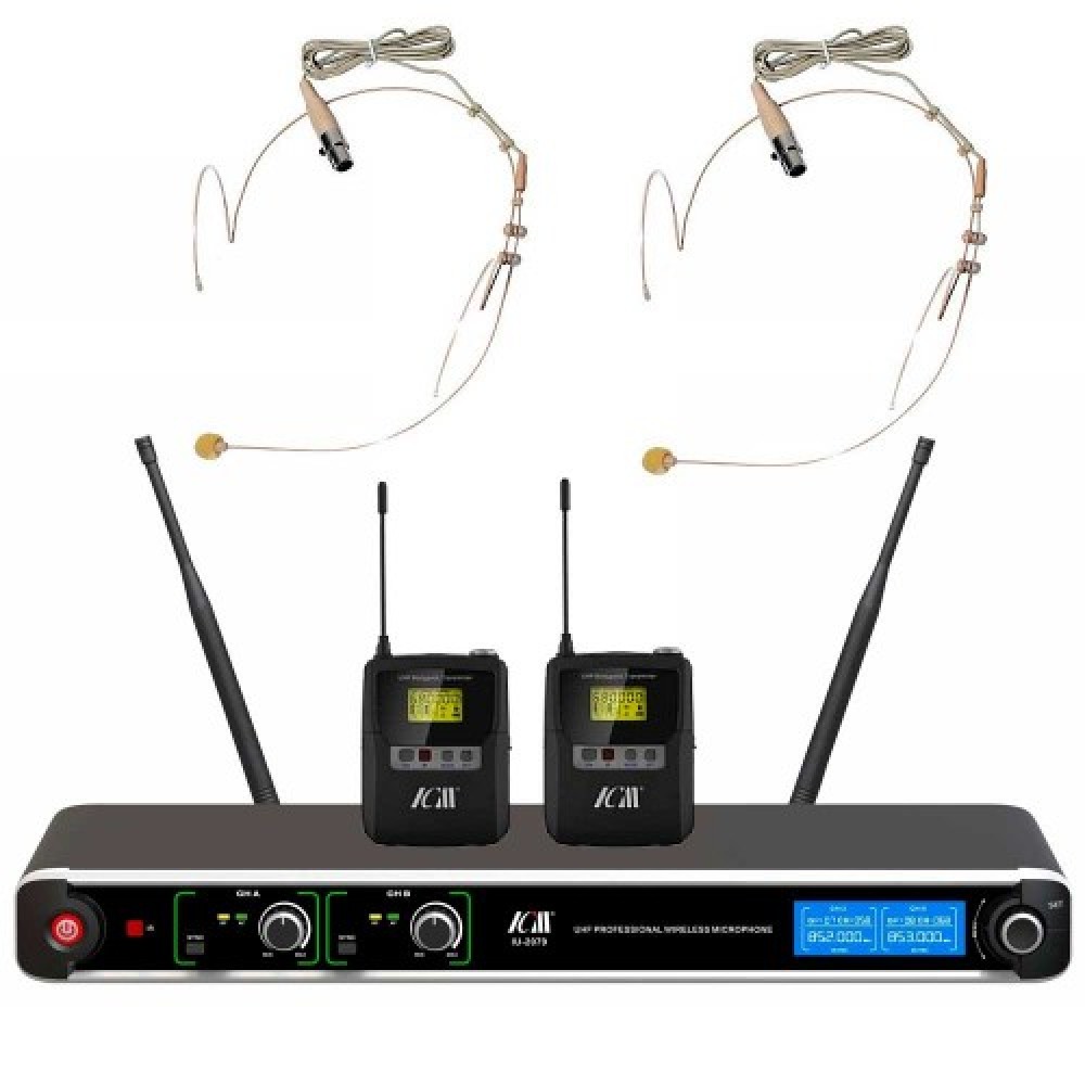 זוג מיקרופונים UHF מדונה