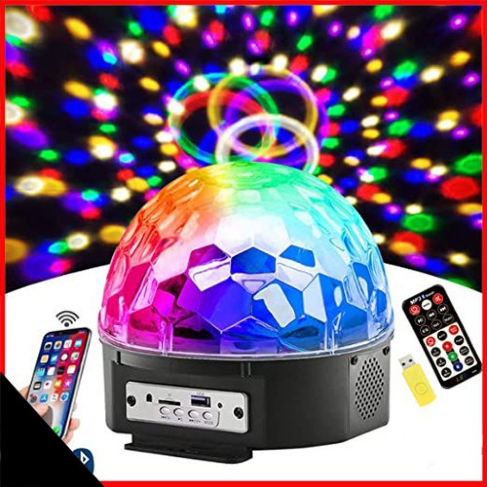 כיפת אורות משולב רמקול LED BALL