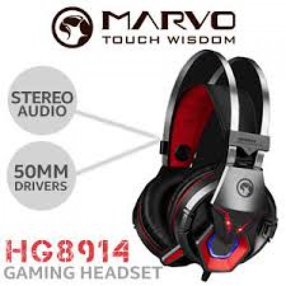 אוזניות ‏חוטיות Marvo HG8914