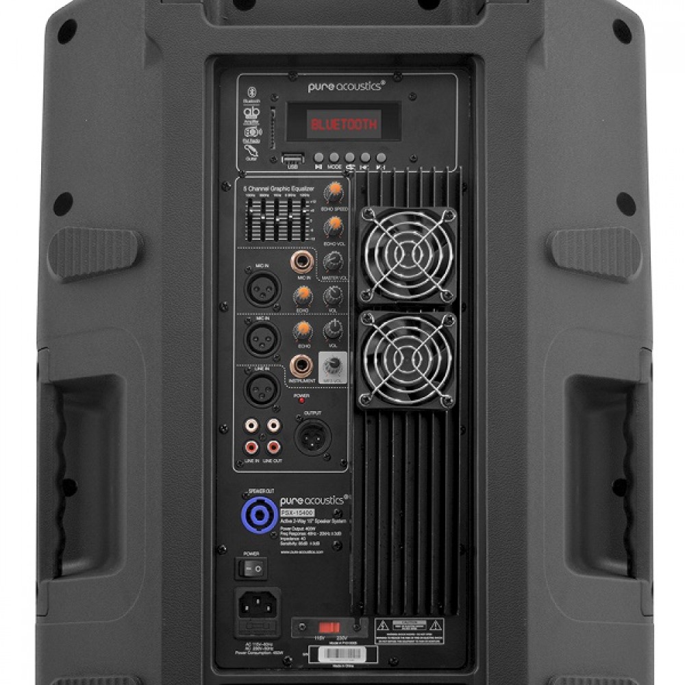 רמקול מוגבר 15" Pure Acoustics PSX-15400