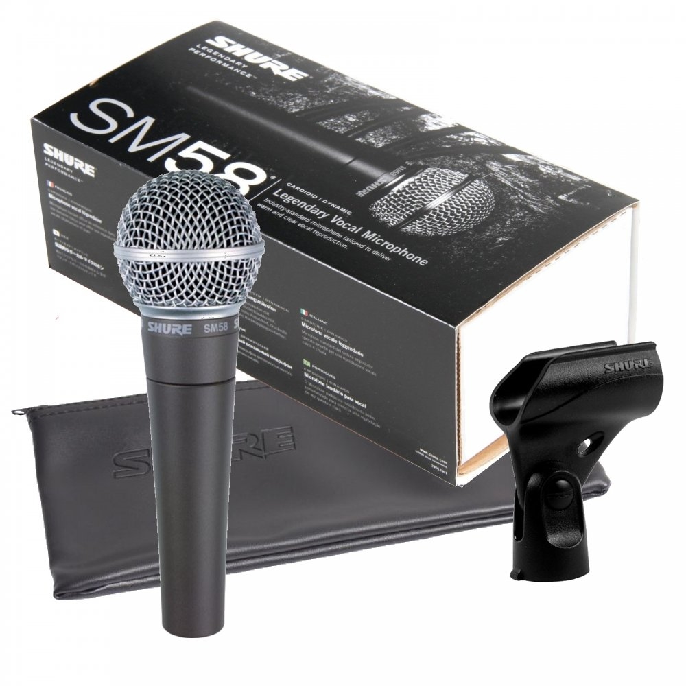 מיקרופון דינמי SHURE SM58