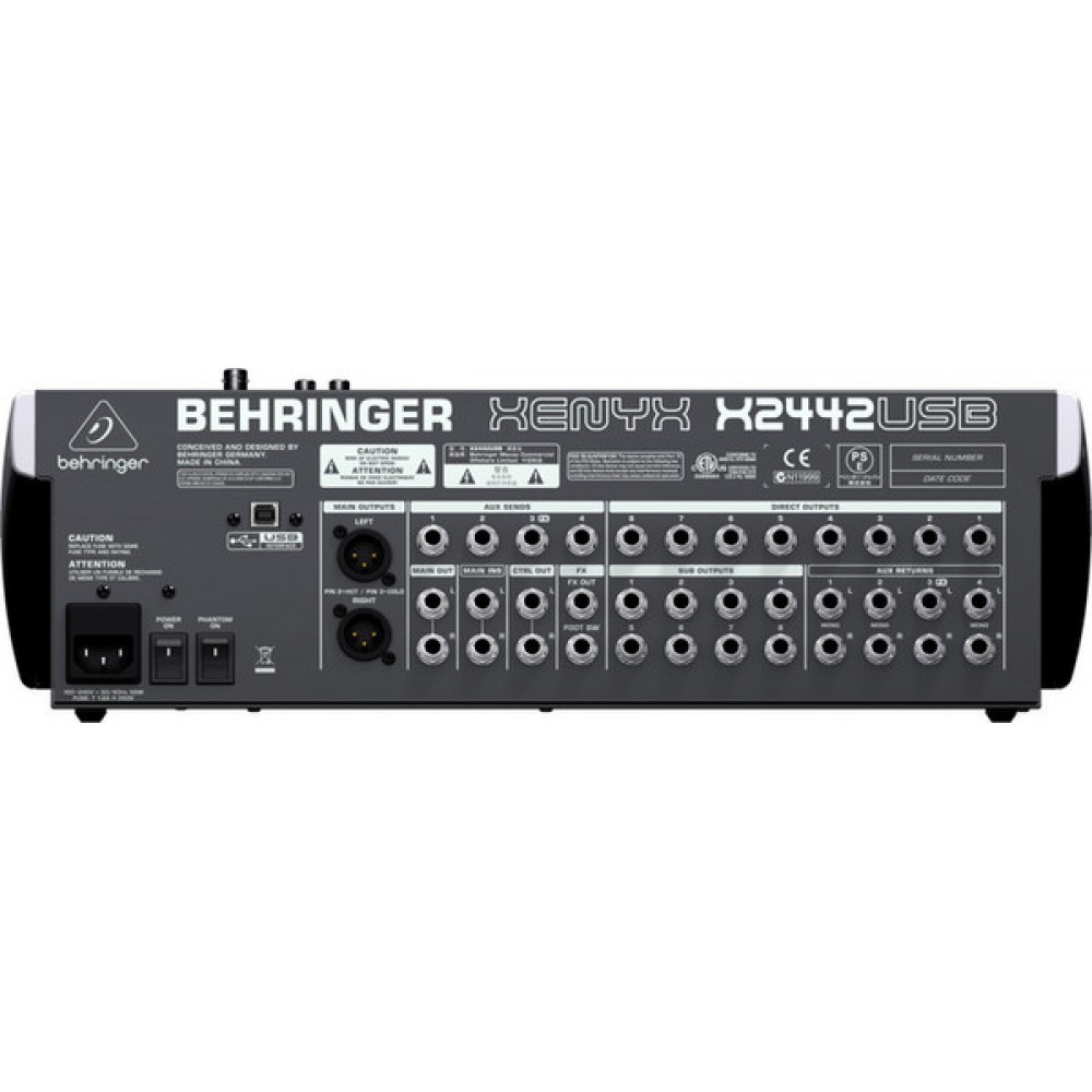 מיקסר 24 ערוצים Behringer Xenyx X2442USB